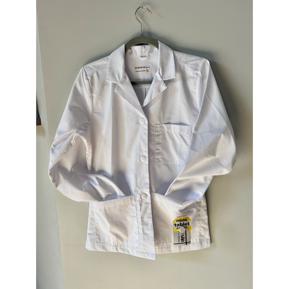 WonderWink Consultation Lab Coat New Small‎ - Picture 3 of 7